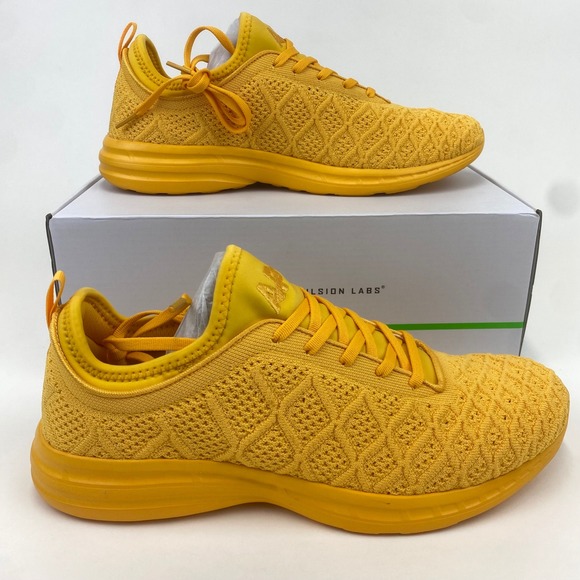 APL Other - APL Athletic Propulsion Labs TechLoom Phantom Mango Yellow Sneakers Men's 11.5